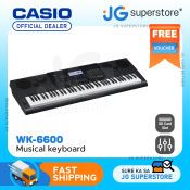 Casio WK-6600 76 Keys Digital Piano Keyboard with Adapter
