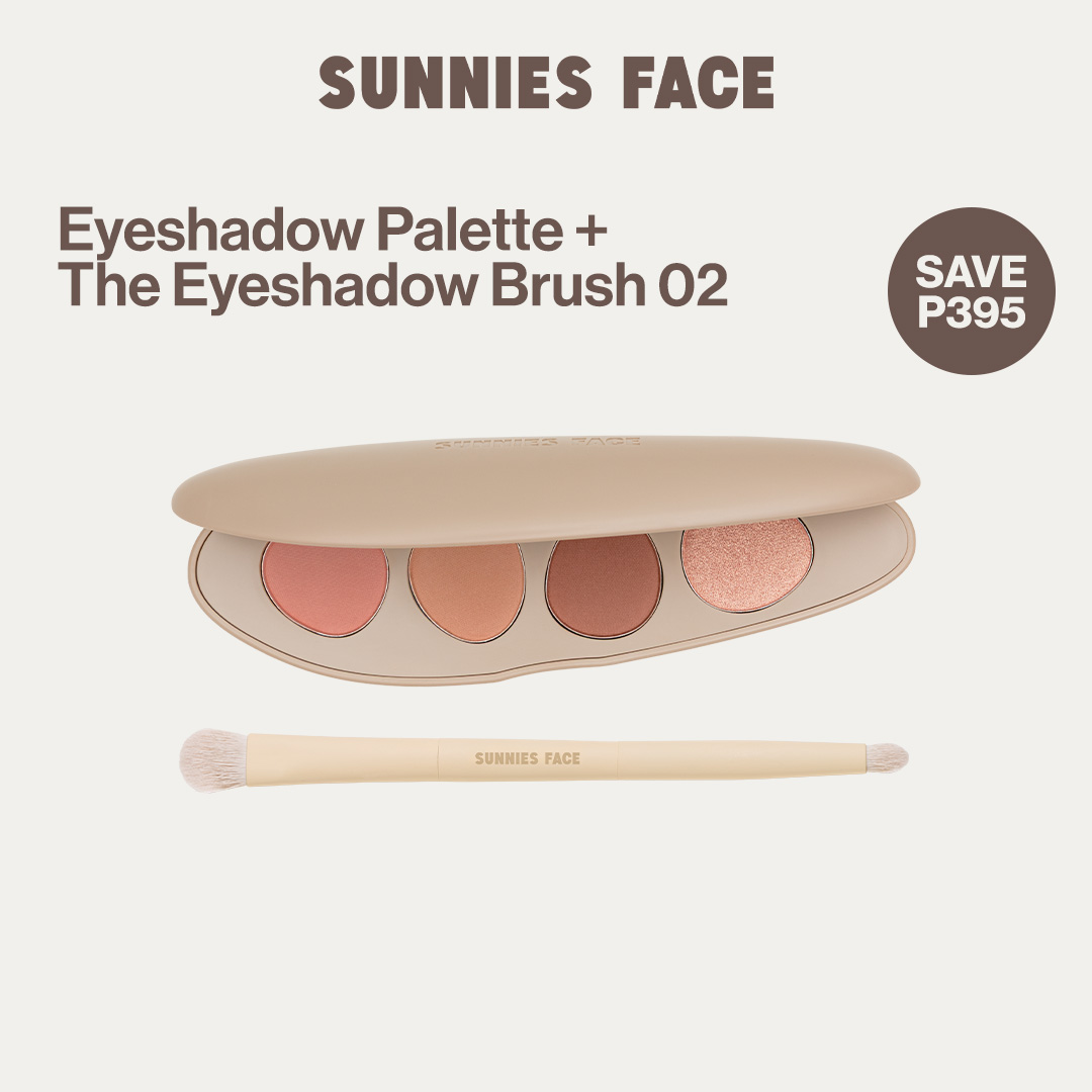Discount on Sunnies Face  shoes - SKU: Sunnies Face Healthy Touch Eyeshadow + Brush Set [Eyeshadow Palette + The Eyeshadow Brush 02]