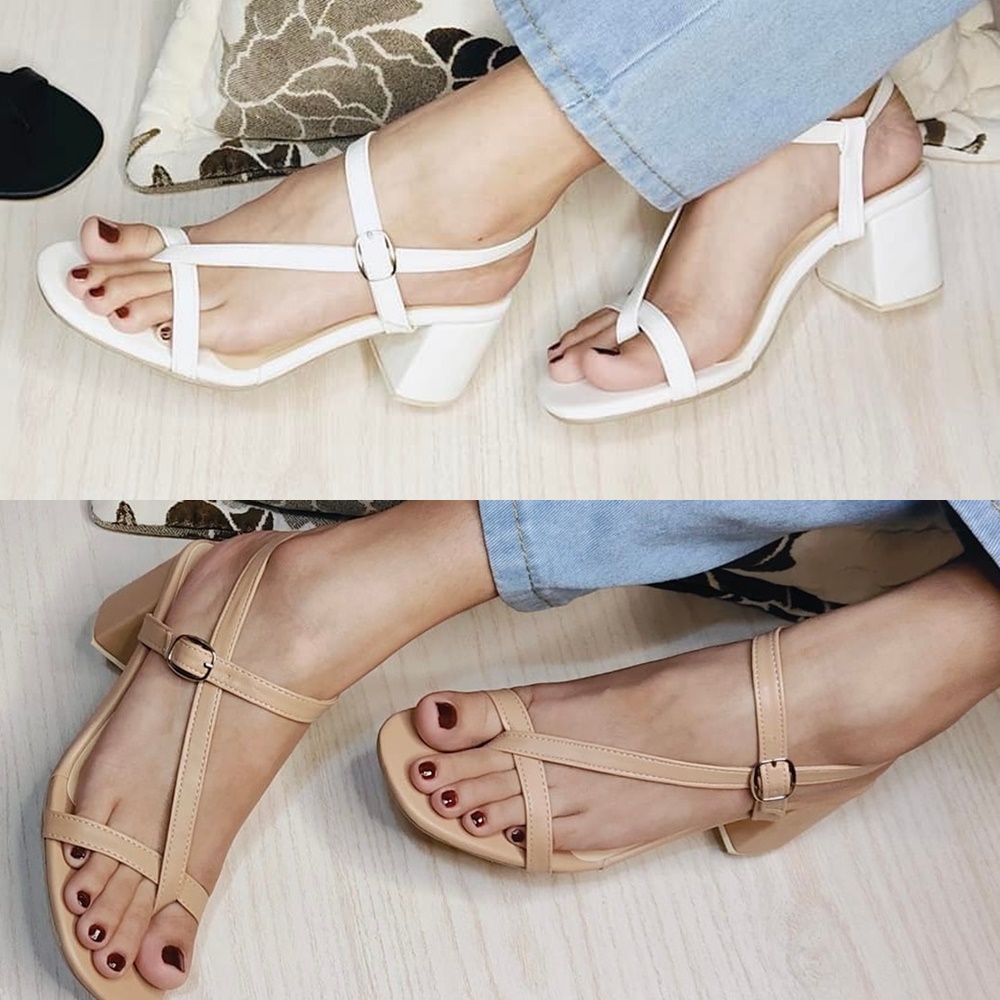 Buy online Nude Ankle Strap Sandals from heels for Women by Truffle  Collection for ₹3600 at 50% off | 2024 Limeroad.com