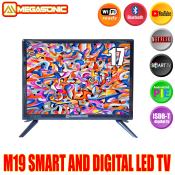 Megasonic 17" Smart TV with Bluetooth and ISDB-T