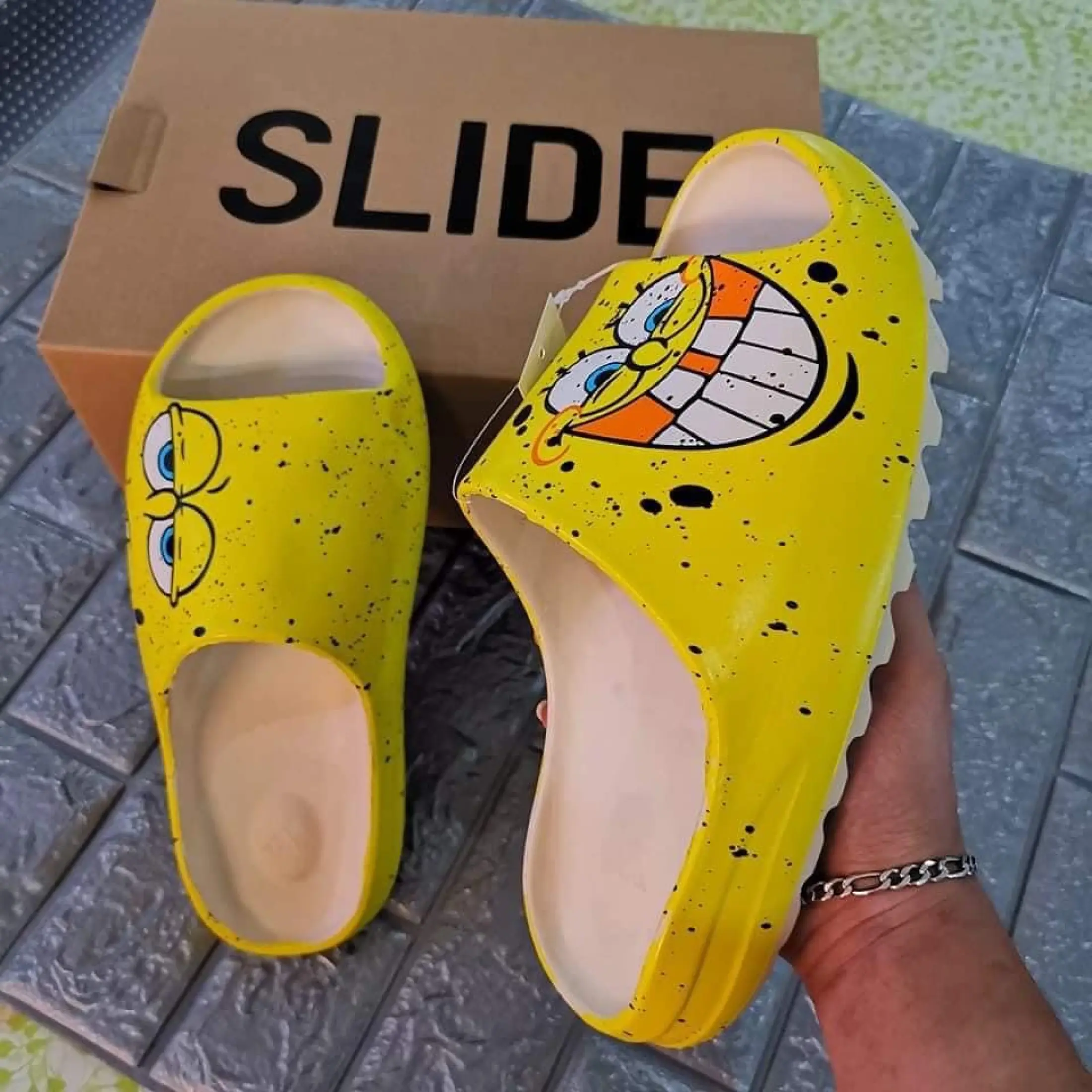 yeezy spongebob shoes