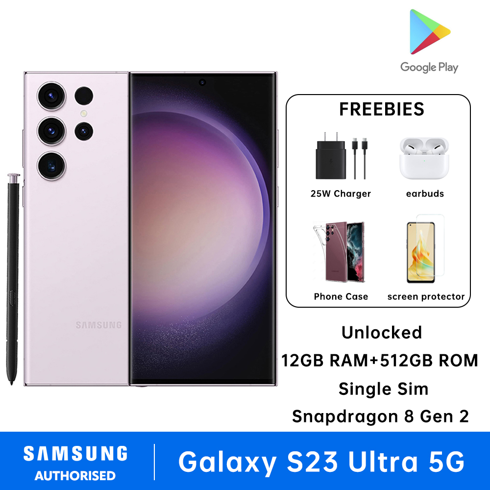 Samsung Galaxy S23 Ultra Single Sim 12GB RAM + 512GB ROM Cell Phone Factory Unlocked Android Smartphone 200MP Camera Night Mode Long Battery Life - Image 2