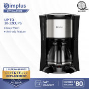 Simplus Portable Coffee Maker - 1.2L Water Tank