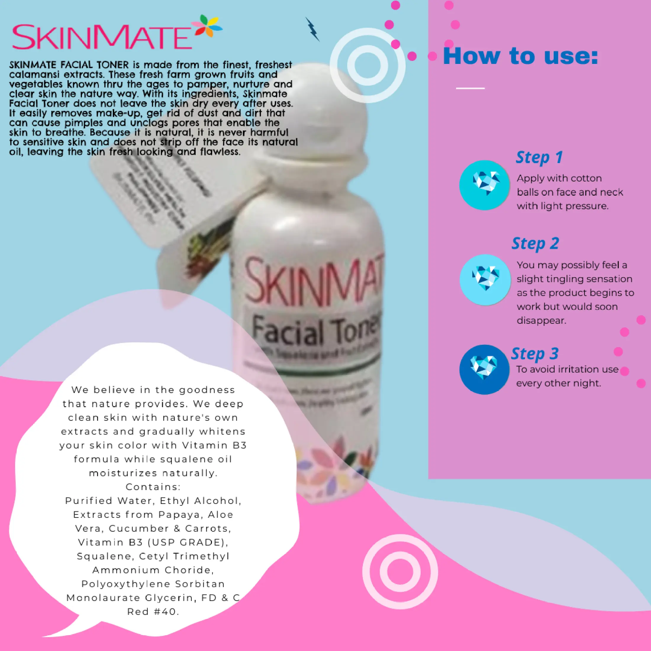 skinmate facial toner