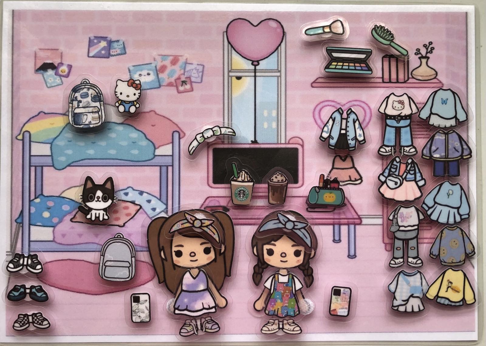 TOCA BOCA PAPERDOLLS LAMINATED