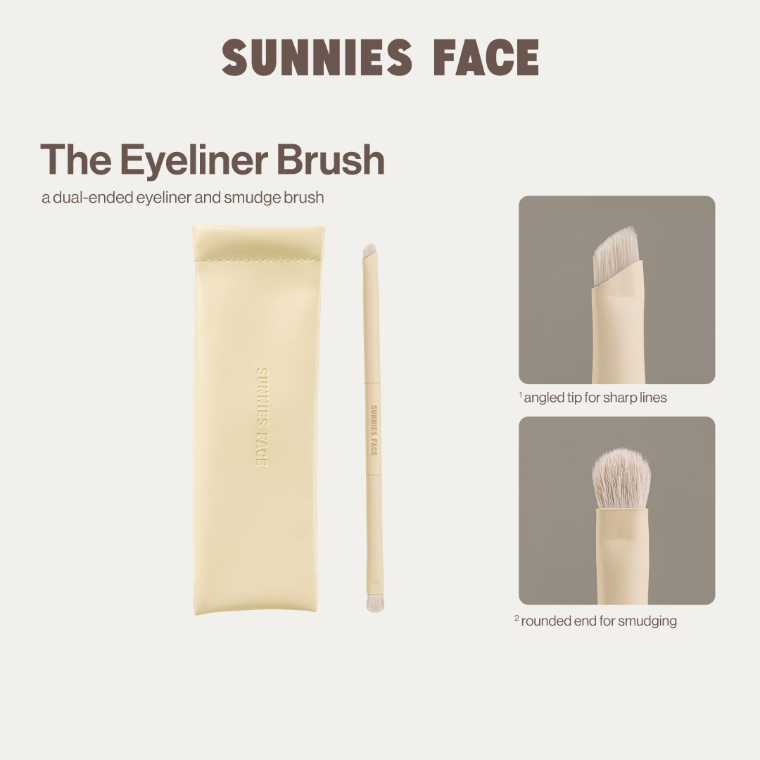 Discount on Sunnies Face  shoes - SKU: Sunnies Face The Eyeliner Brush [Dual-Ended Eyeliner and Smudge Brush]