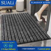 Striped Outdoor Entrance Mat, Anti-Slip, Household Kitchen Floor Mat