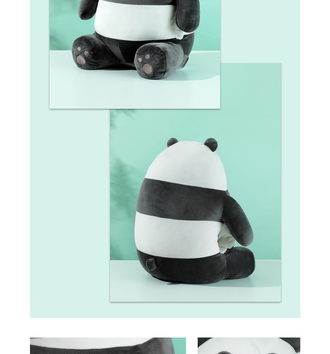 MINISO We Bare Bears Cushion PANDA Stuff Toy for Kids Gift Hand Warmers Lazada PH