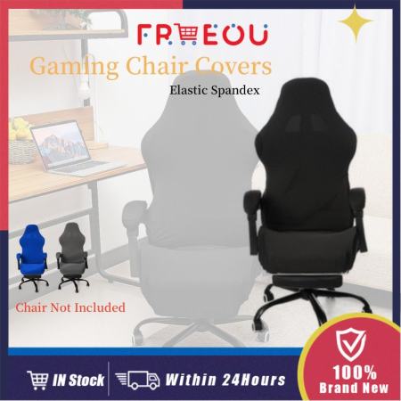 4Pcs/Set Spandex Gaming Chair Cloth Cover Protector with Armrest Soft Elasticity Polar Fleece Chair Slipcover Gaming Chair Cover Set for Home