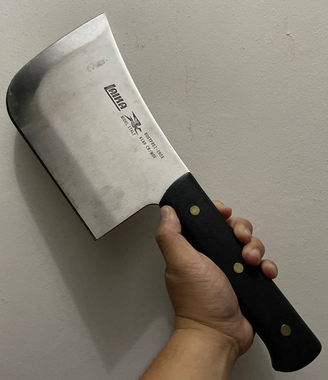 Get RITSU Meat Cleaver ,9 Inch Butcher Knife Bone Cutting Knife ,6mm  Thickness Delivered
