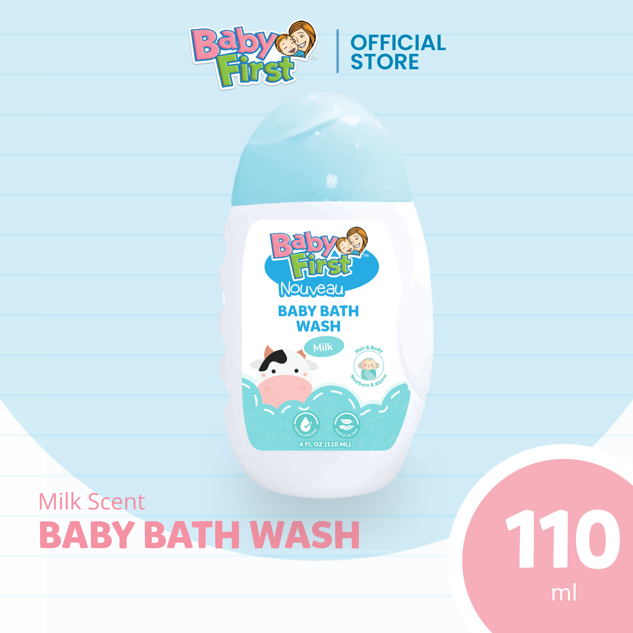 Baby First Nouveau Baby Bath Wash 110ml