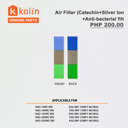 CR11122208 - AIR FILTER KOLIN  AIRCON