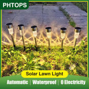 Solar Outdoor LED Garden Lights - Waterproof Path Lamps