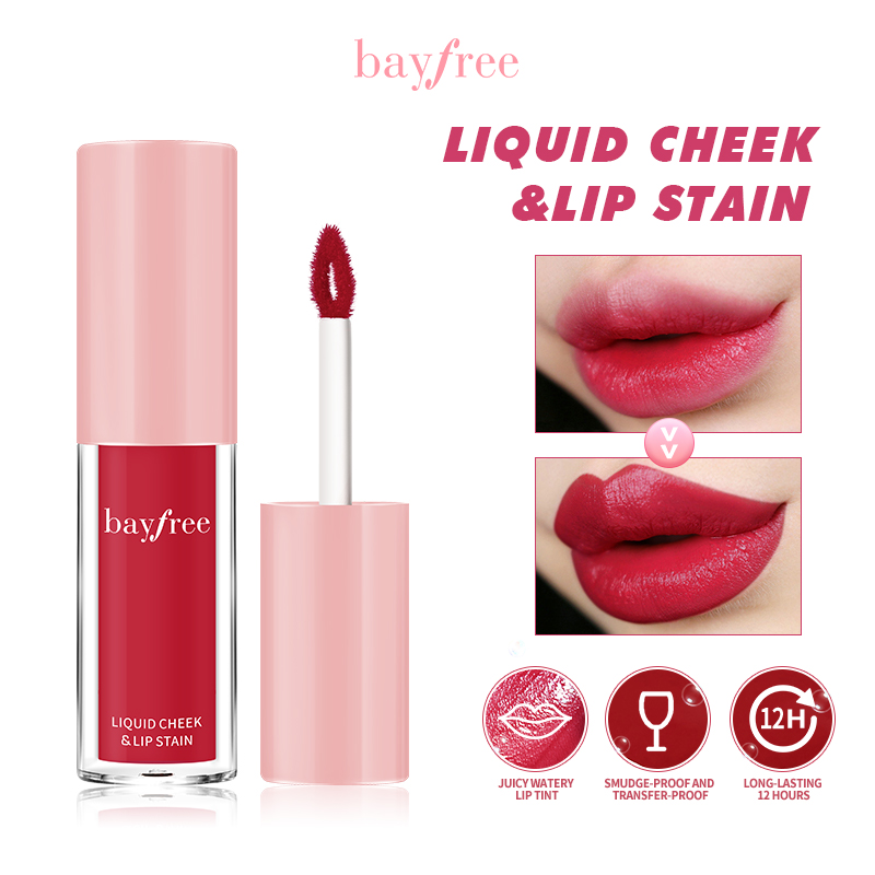 Discount on KIMUSE  shoes - SKU: bayfree  Liquid Cheek & Lip Stain Highly Pigmented Transfer-proof Juicy Watery Lip Tint Waterproof L