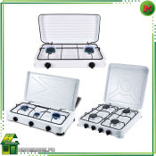 HOMECARE Portable Gas Stove with Cover - Manual Ignition