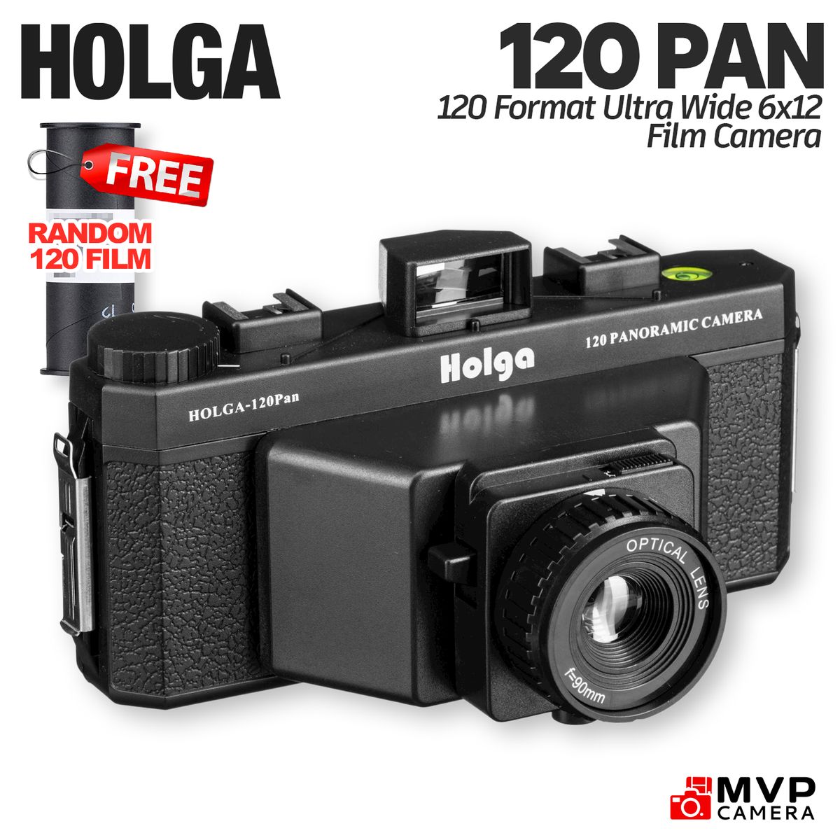 HOLGA 120 Pan Panoramic Medium Format Film Plastic Reusable Camera