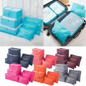 Travel Packing Cube Organizer Set - 6 Piece Storage Bags