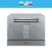 ELBA CDW68-55S Countertop Dishwasher Silver 55cm