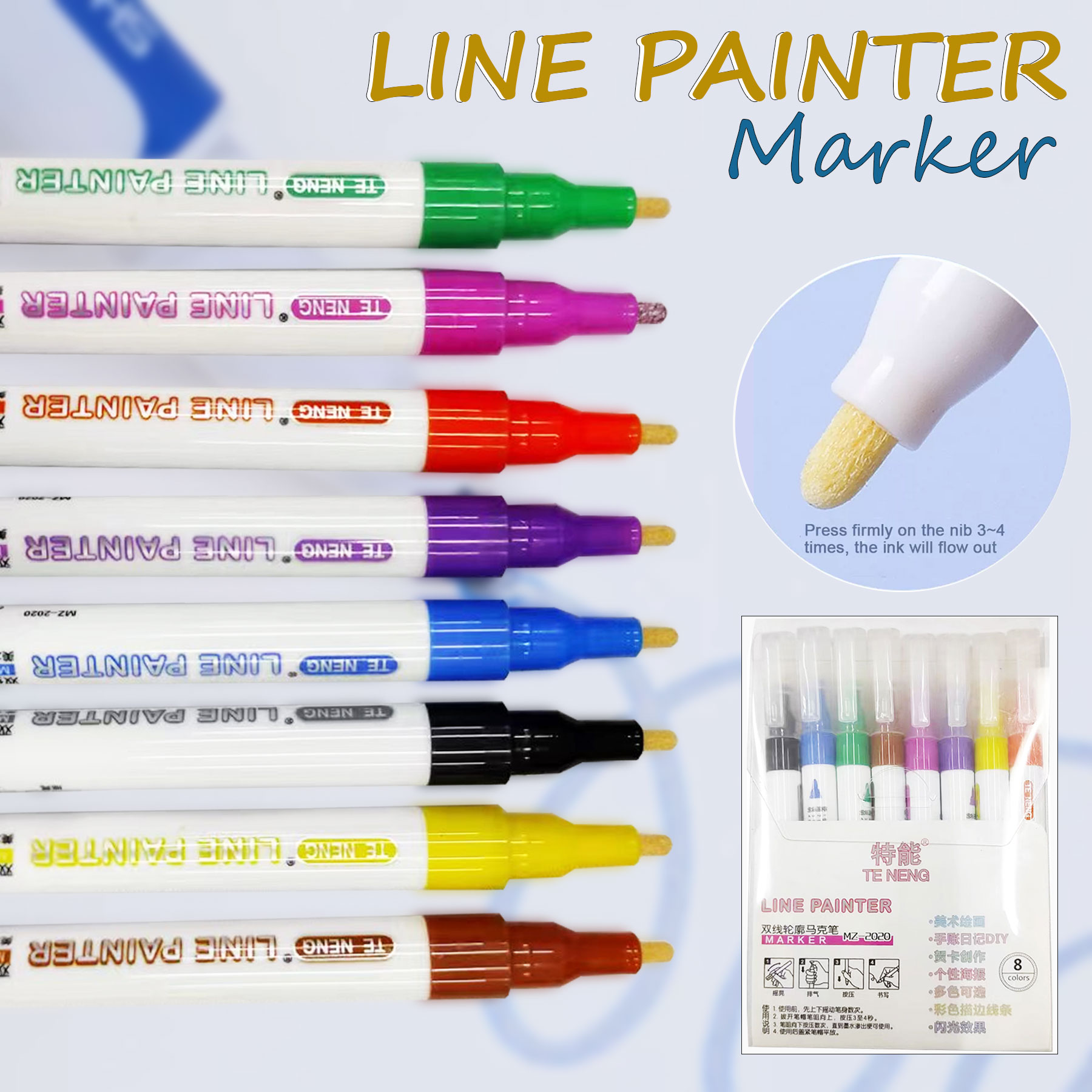 iBayam Fineliner Pens, 24 Bright Colors Fine Point Pens Colored