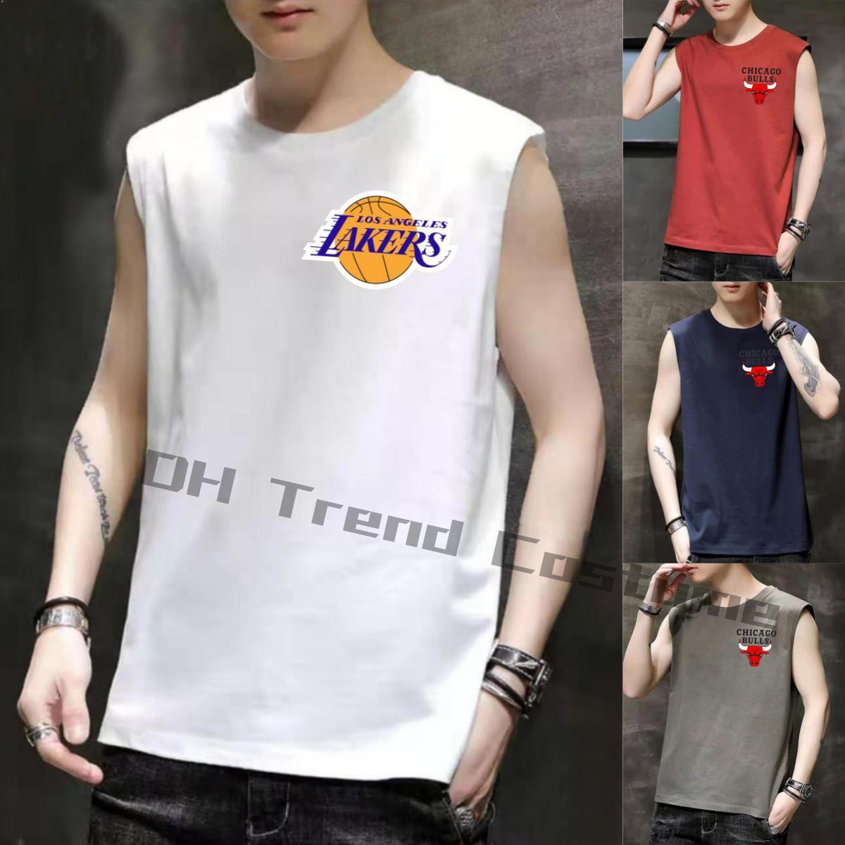 New COD Men's Bulls Lakers jersey sando unisex high quality Only ₱199.