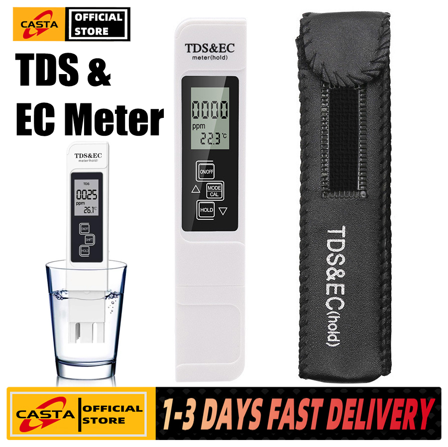 Water Quality Tester, Accurate and Reliable, TDS Meter, EC Meter & Temperature Meter 3 in 1, 0-9990ppm, Ideal Water Test Meter for Drinking Water, Aquariums, etc - Philippines