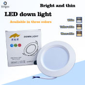 Blingoo 3Colors Led Ceiling Light Pin Light Panel Lights 5W7W Recessed Downlight for Living room Bedroom Bathroom Office