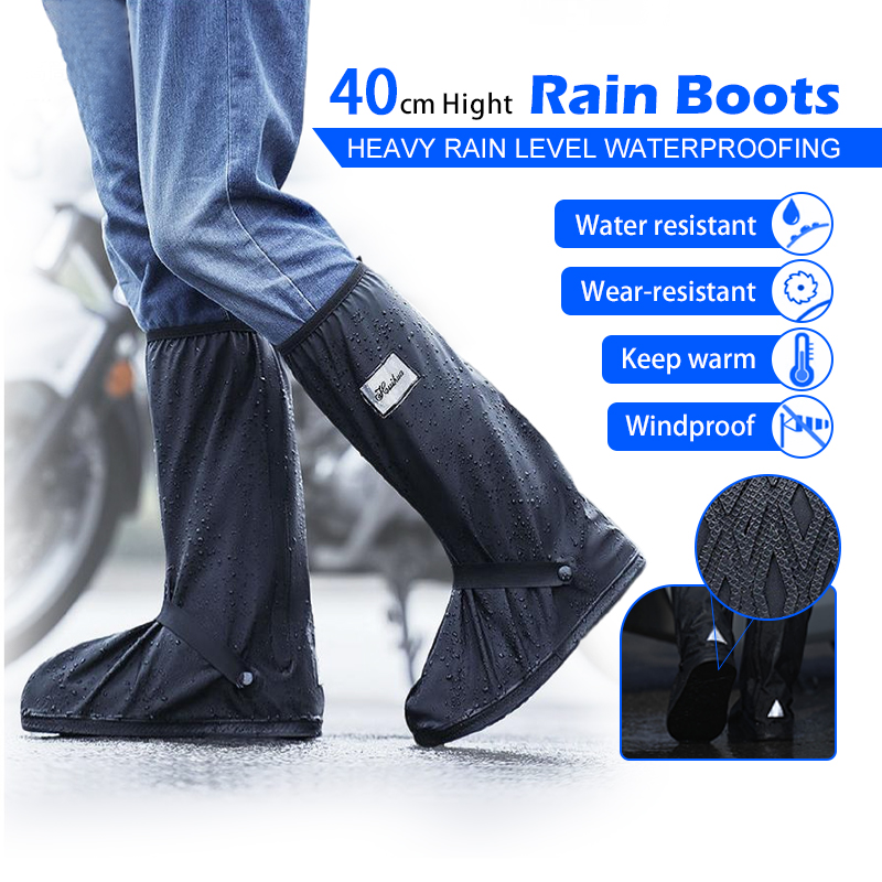 Waterproof Ankle Rain Boots for Women by 