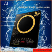 Smart Touch Screen Induction Cooker 2200w Fast Heating Power Saving