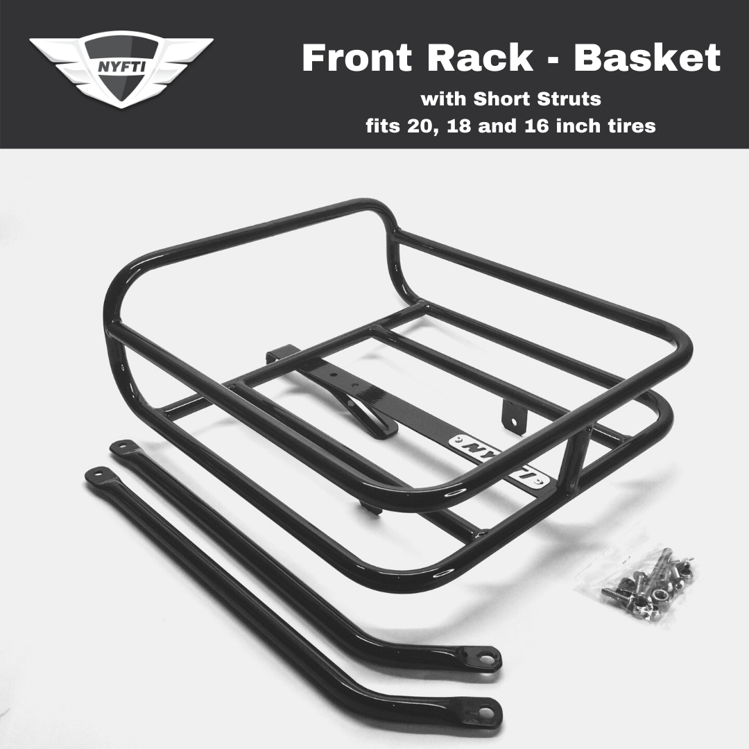 Nyfti Bicycles Front Rack - Basket 