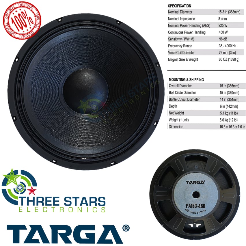 best targa subwoofer