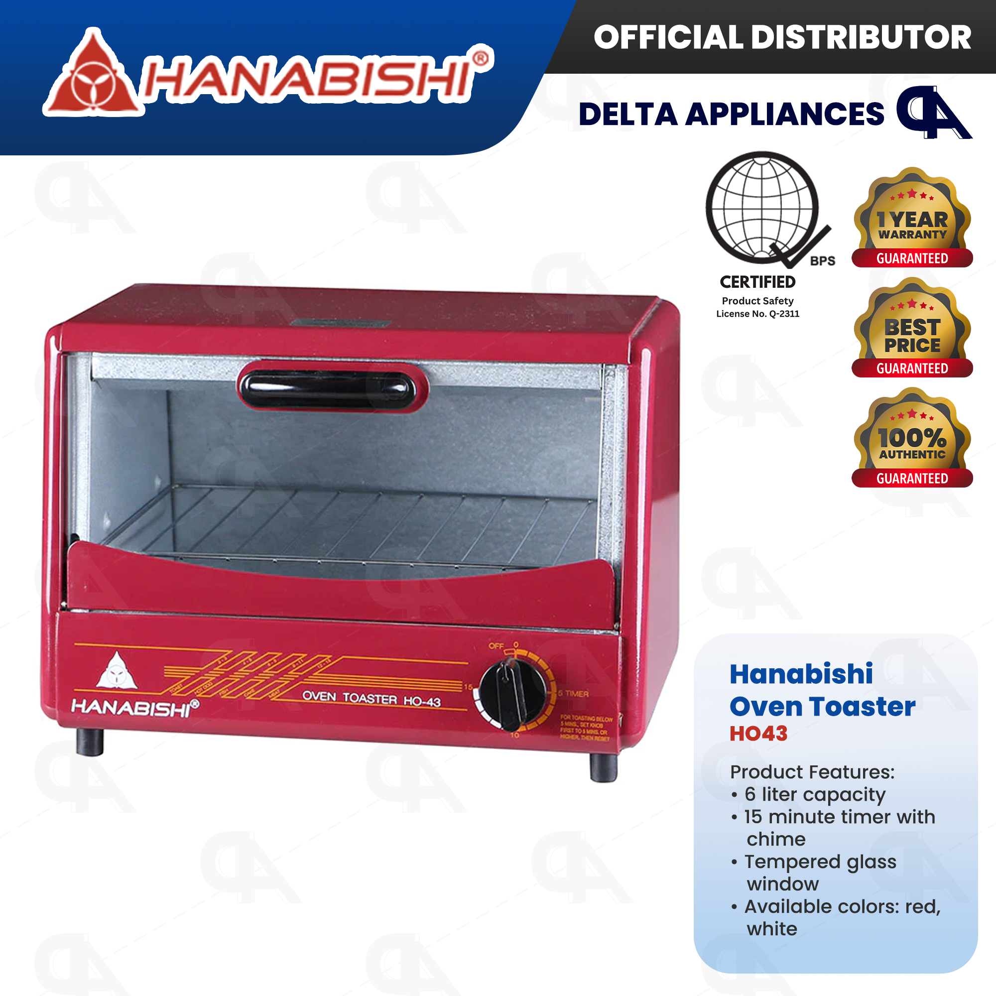 Hanabishi  HO 43 Oven Toaster