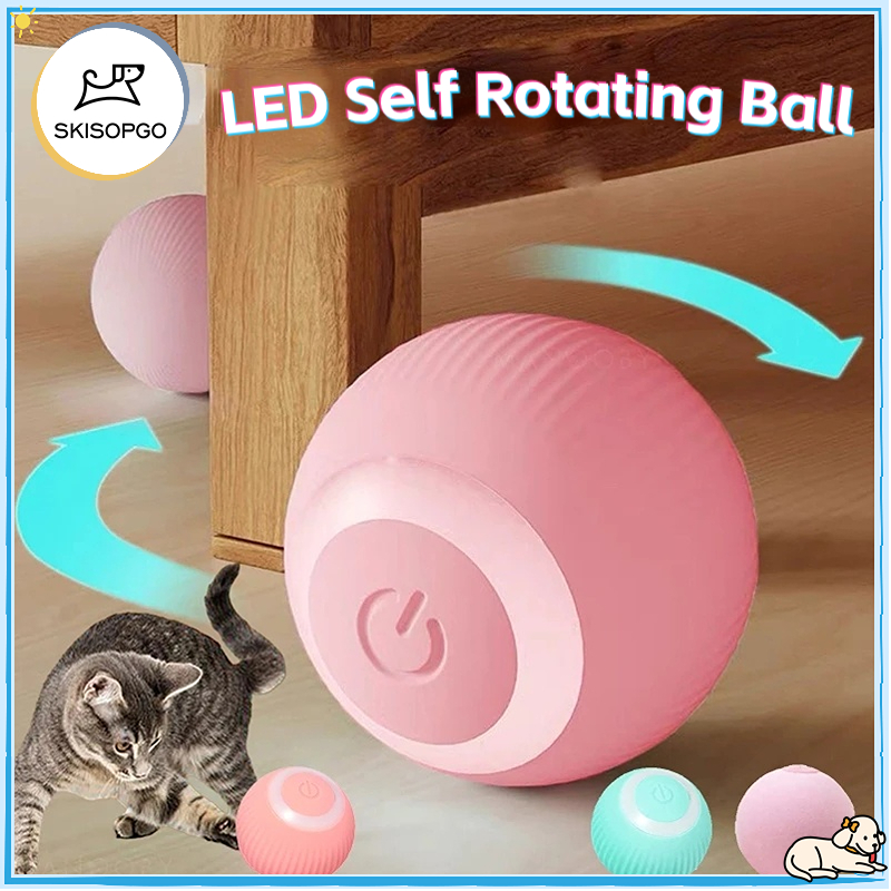 SKISOPGO Electric Cat Ball Toys - Interactive Self-moving Kitten