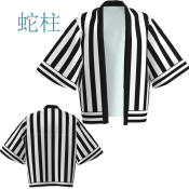 Demon Slayer Shirt Kimetsu No Yaiba Kamado Tanjirou Nezuko Agatsuma Zenitsu Kochou Shinobu Cosplay Costume Kid Adult Kimono Jacket Coat Robe Cloak Cape Pajamas