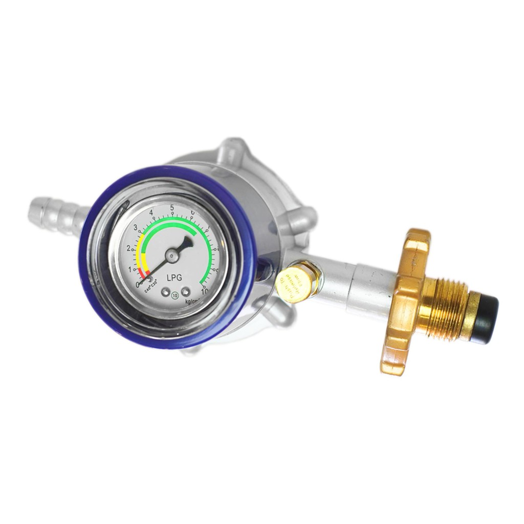 Dking LPG Regulator with Anti-Leak Feature and Pressure Gauge