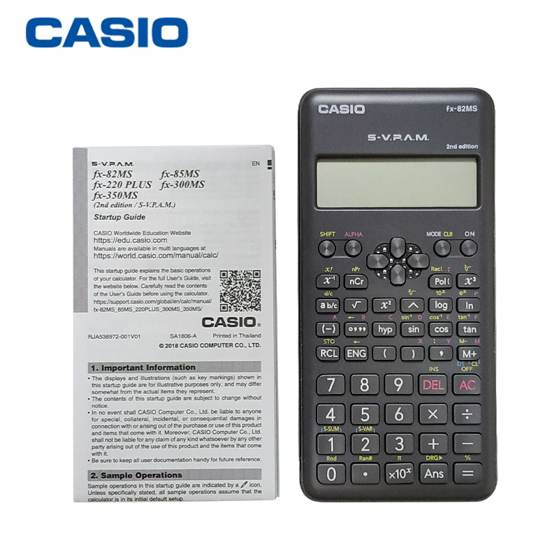 Casio 2024 calculator 2018