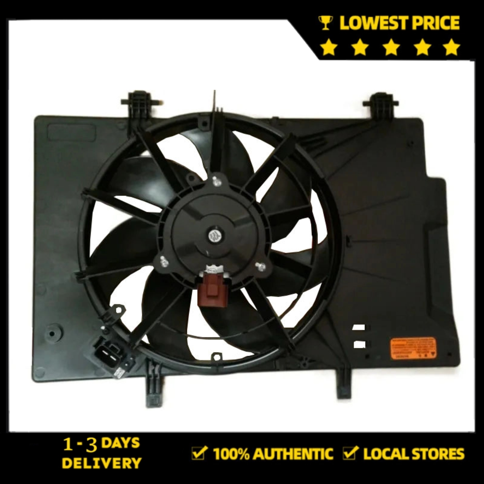 Radiator Fan Motor Tata Super Ace Universal 24V Aux Fan Assembly