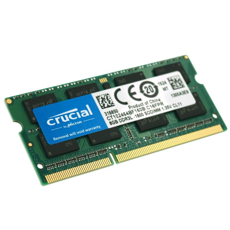 Crucial 8gb Single Ddr3 Ddr3l 1600 Sodimm Cl11 1 35v Laptop Memory Ram Juangadget