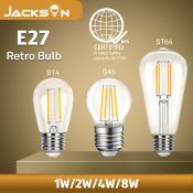 Edison bulb e27 Led Light Super Bright Warm white led light bulb E27 / E12 / E14 220V Led Edison Glass Bulb Retro Filament bulb lights for ceiling S14 ST64 G45 G40 C7 T45 C35 C37 Patio Bulb Light Decor Vintage yellow bulb light outdoor 1W 2W 3W 4W 6W 8W