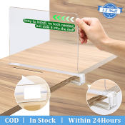 Clear Acrylic Shelf Dividers for Organizing Clothes and More