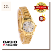 Casio Women's Quartz Gold Silver Watch with Stainless Steel Band