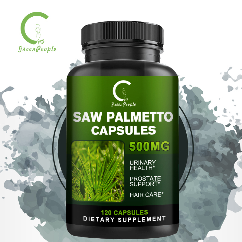 GPGP GreenPeople Saw Palmetto 500mg Prostate Health Supplement Hair Growth