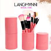 LANGMANNI Beauty Blending Brush Set for Professional Makeup Application