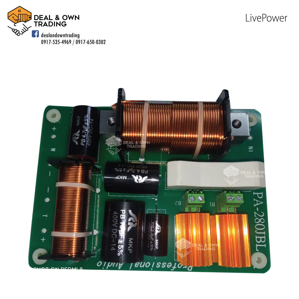 Jbl Dividing Network - Original Crown Cn-2500 2-Way 500W Crossover