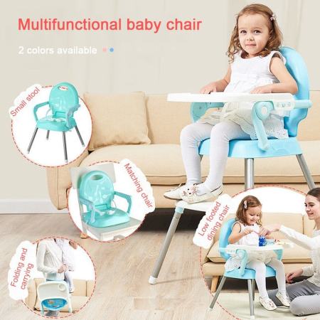 Adjustable Height High Chair with Removable Table - Brand: ET001
