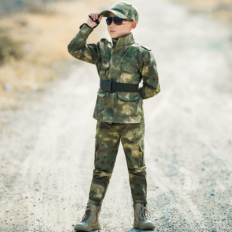 HNB Career Halloween Costume for Kids Girl Army Costume for