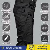 Waterproof Men's Cargo Pants with Multi-pocket IX7 Brand