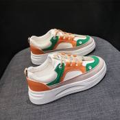 Korean style high cut sneakers with air cushion technology