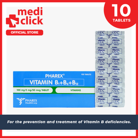 Pharex Vitamin B complex  10 Tablets