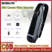 BOBLOV 007 Mini Camera HD1080P, BodyCam for Vlogging/Interview
