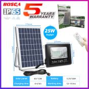 BOSCA 25W Solar LED Flood Light - Waterproof & Remote